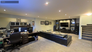Gravity Electrical Calgary basement with lighting