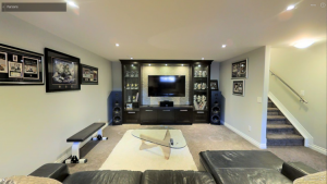 Gravity Electrical Calgary living room with lighting