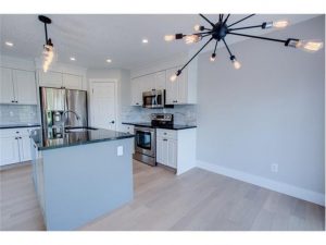 Gravity Electrical Calgary Rockbluff reno kitchen area